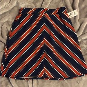 Stripped skirt size M